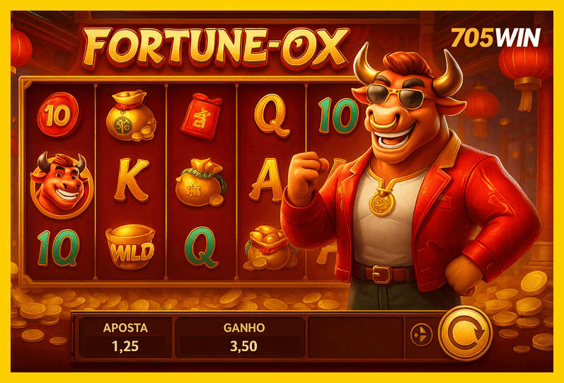 Fortune Ox no 705WIN - Aposte Agora e Reivindique Seus Ganhos