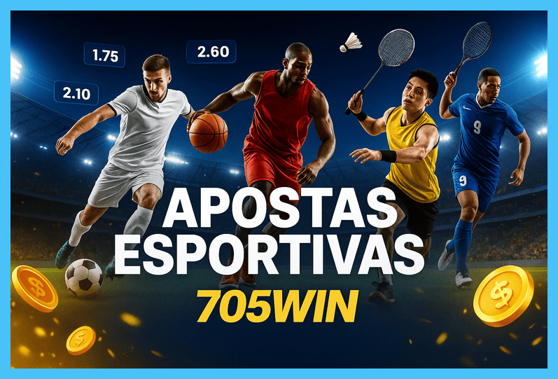 Apostas esportivas no cassino online 705WIN